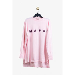 Marni Pink Graphic Marni Long Sleeve Cotton